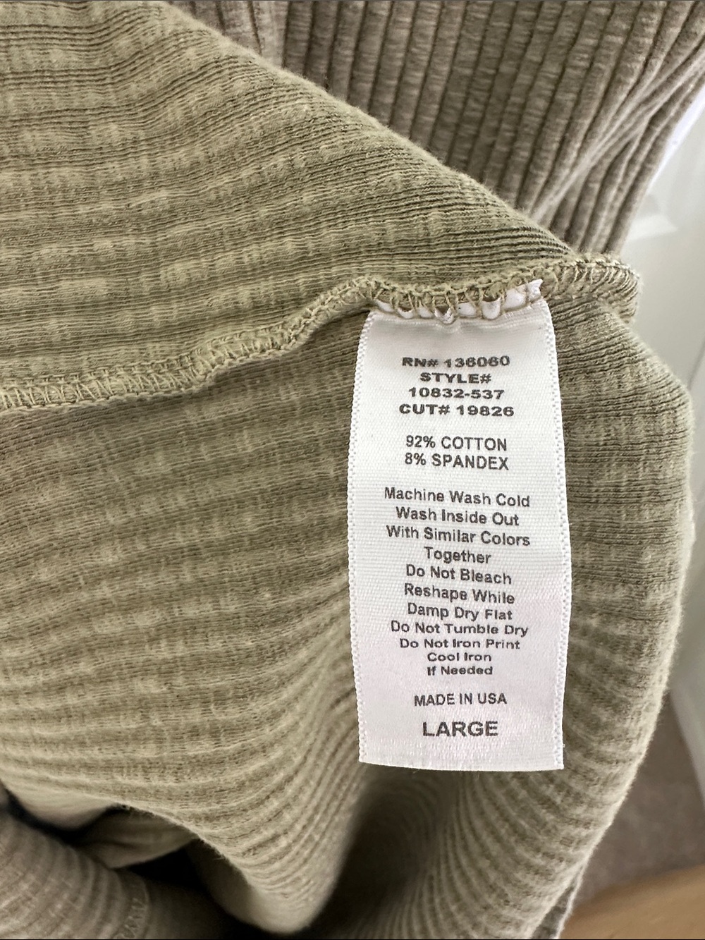 Project Social T Ribbed Tank Mini Dress - Olive - Picture 5 of 5